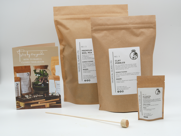 Basic Terrarium Starter Kit - Various sizes