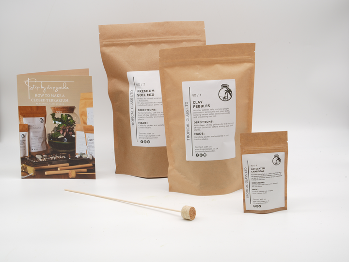 Basic Terrarium Starter Kit - Various sizes